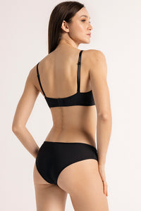 Lingerie, Conjunto Brasier tipo top y Panty básico, Ref. 1497N91 y 1298N91, Básicos, Brasieres, Panties. Ropa interior