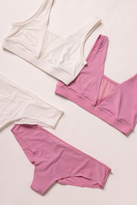 Options, Conjunto Brasier tipo Top deportivo con Panty semibrasilero, Ref. 1499042 y 1199042, Tops, Panties, Ropa interior, Paquete x 2 unidades, Lencería para mujer